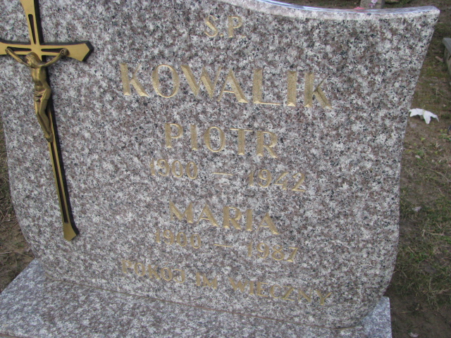 Piotr Kowalik 1896 Branew - Grobonet - Wyszukiwarka osób pochowanych