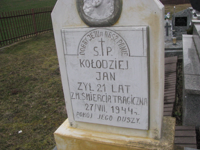 Jan Kołodziej 1929 Branew - Grobonet - Wyszukiwarka osób pochowanych